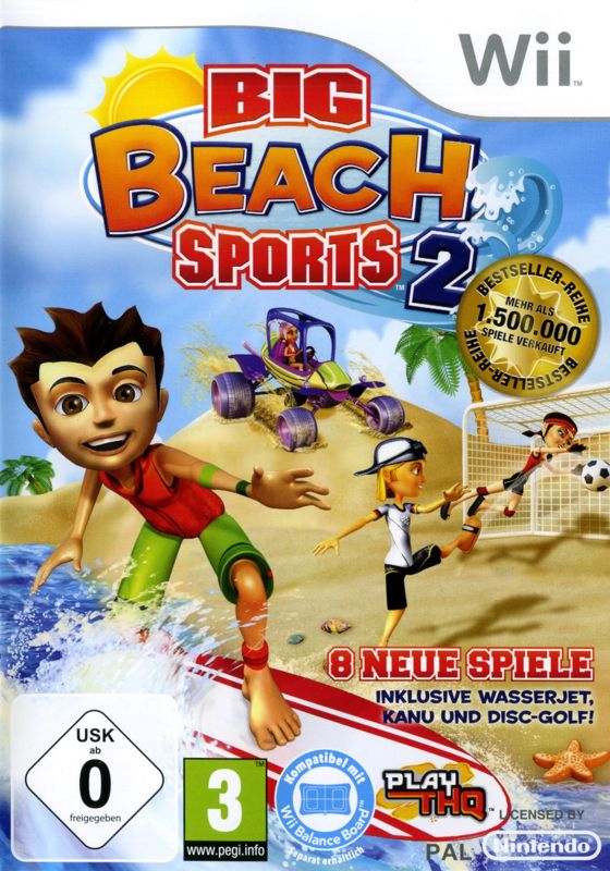 Big Beach Sports 2 box art for Wii